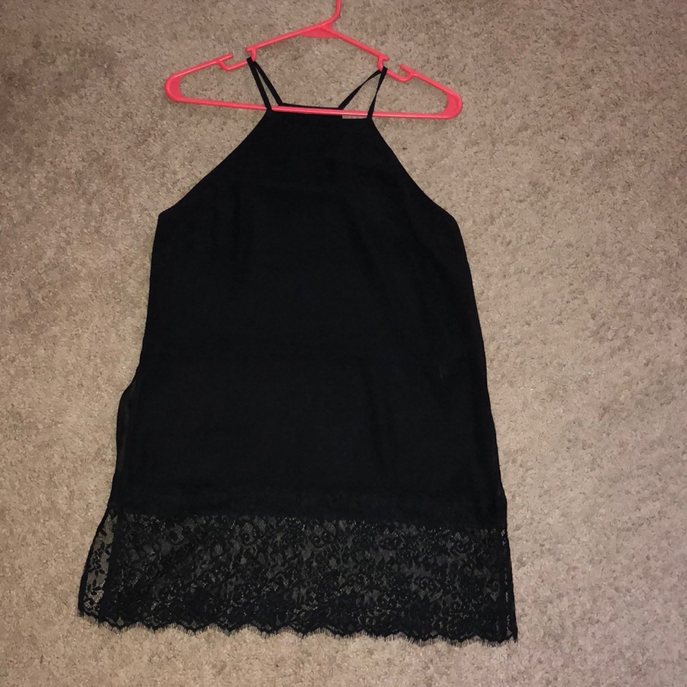 Express Black Lace Tank